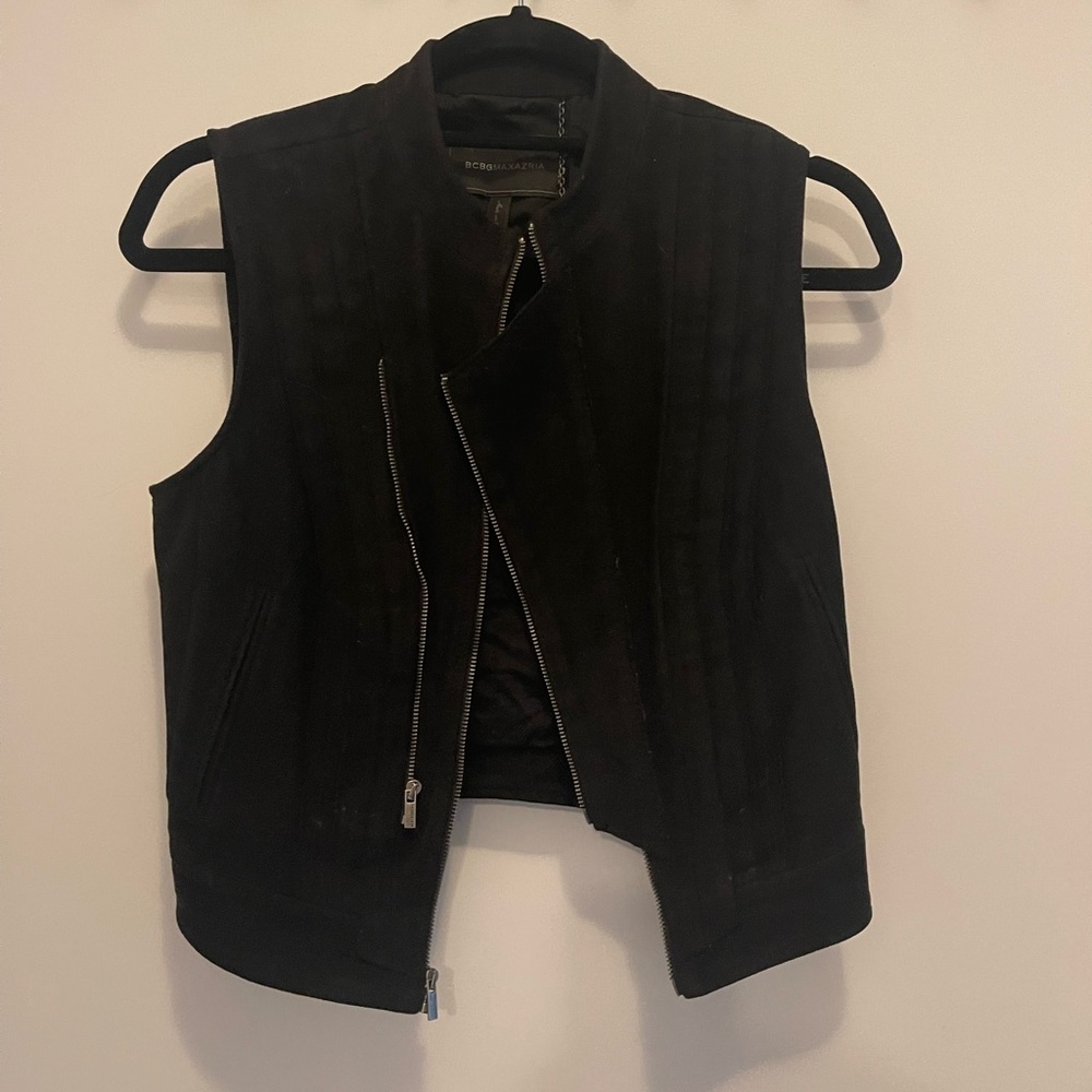 BCBG Suede Vest